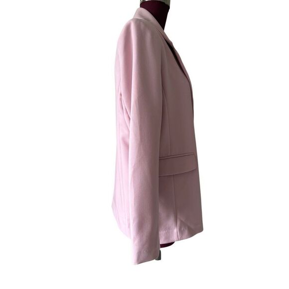 Abercrombie & Fitch Pink Blazer size M Padded Shoulders - Picture 11 of 11